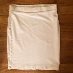 White size small forever 21 mini skirt